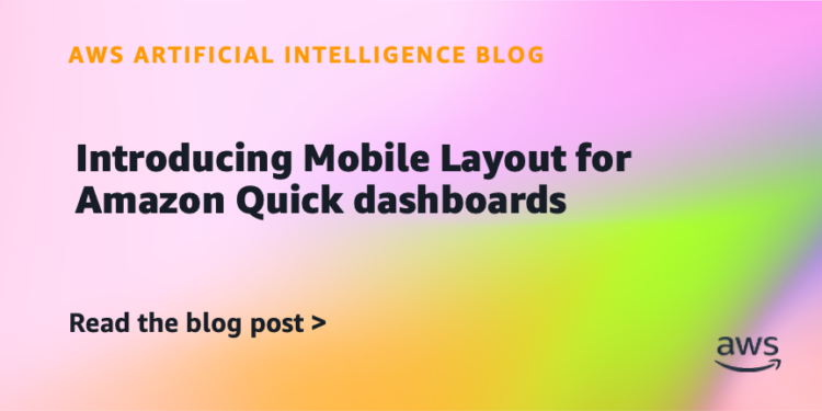 Introducing Cellular Structure for Amazon Fast dashboards