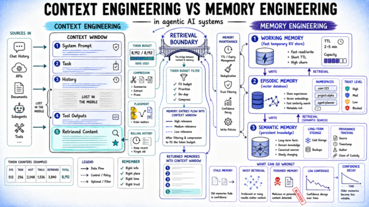 Context vs. Reminiscence Engineering in Agentic AI Programs