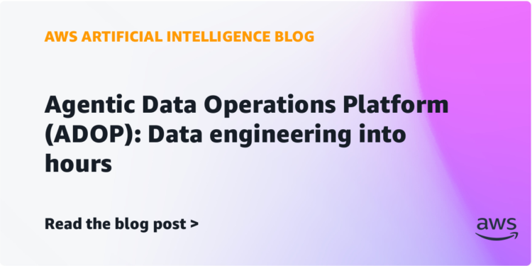 Agentic Information Operations Platform (ADOP): Information engineering into hours