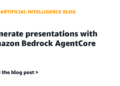 Generate shows with Amazon Bedrock AgentCore