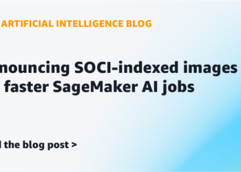 Saying SOCI-indexed pictures for quicker SageMaker AI jobs