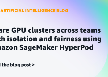 Share GPU clusters throughout groups with isolation and equity utilizing Amazon SageMaker HyperPod