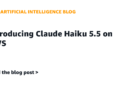 Introducing Claude Haiku 5.5 on AWS