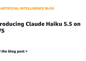 Introducing Claude Haiku 5.5 on AWS