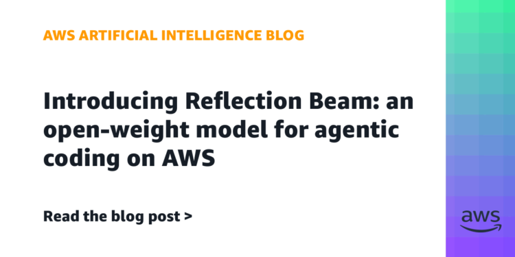 Introducing Reflection Beam: an open-weight mannequin for agentic coding on AWS